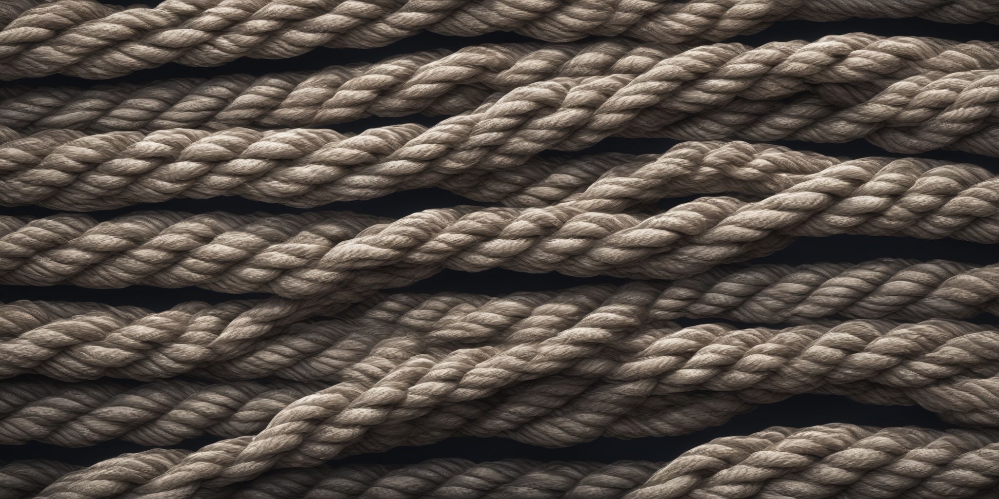 Rope  in realistic, photographic style