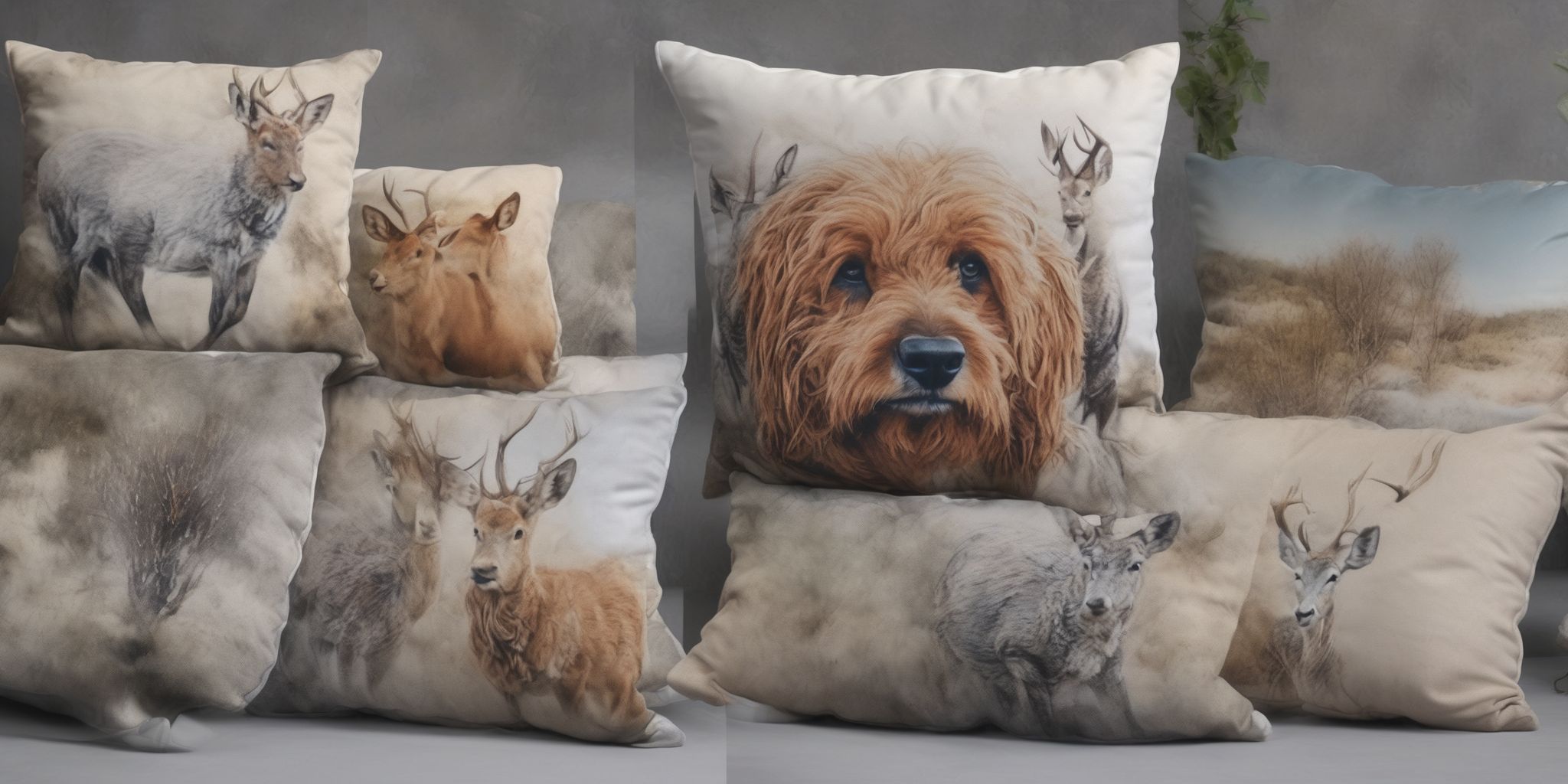 Cushion  in realistic, photographic style