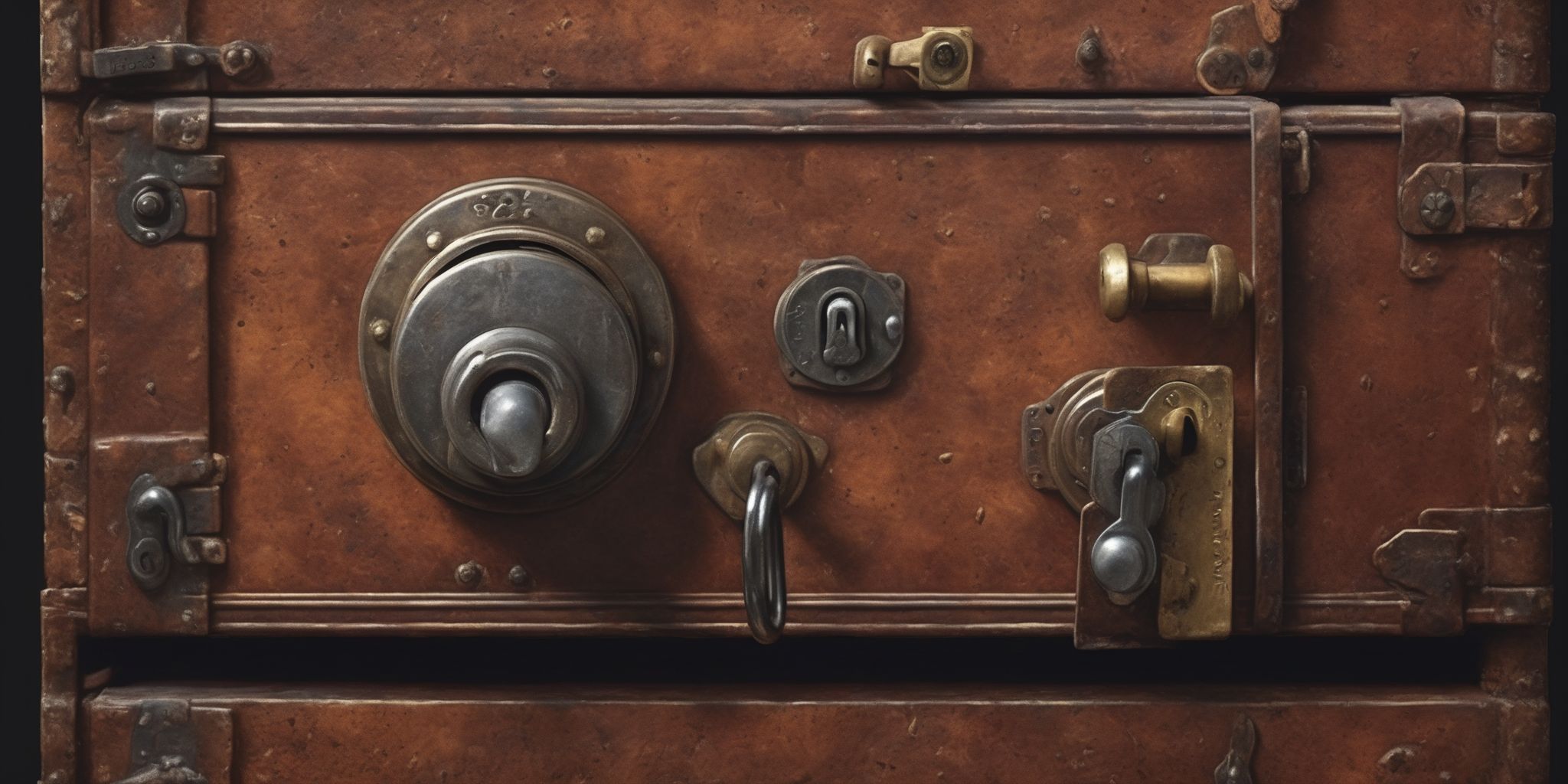 Lockbox  in realistic, photographic style