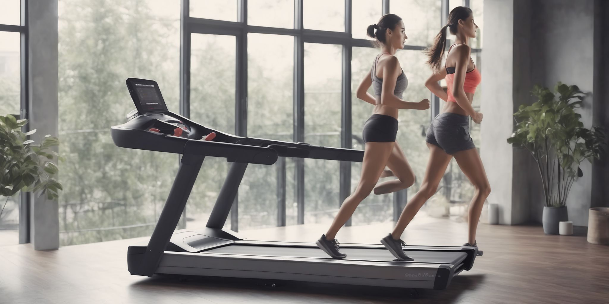 Treadmill  in realistic, photographic style