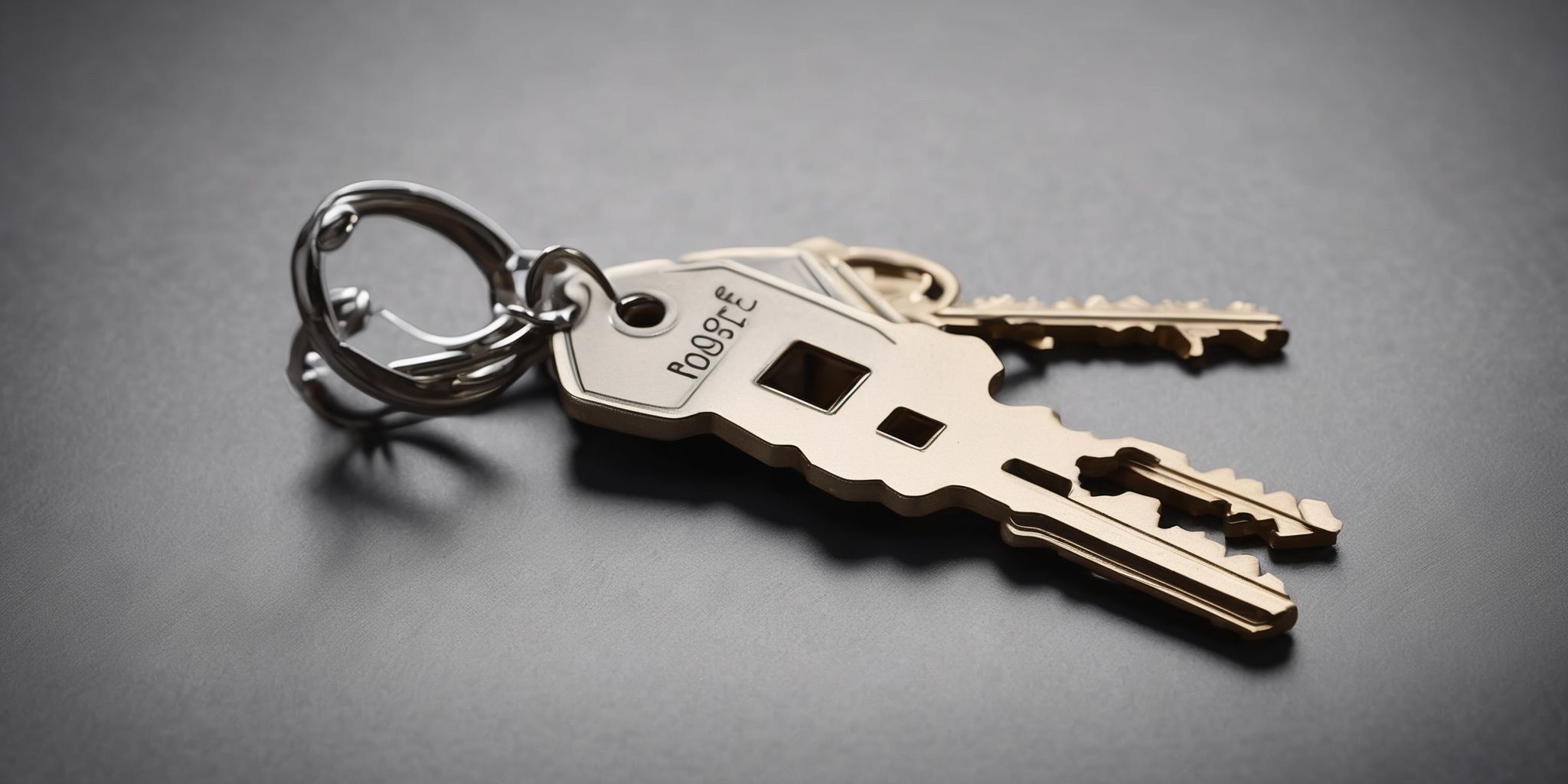 House key  in realistic, photographic style