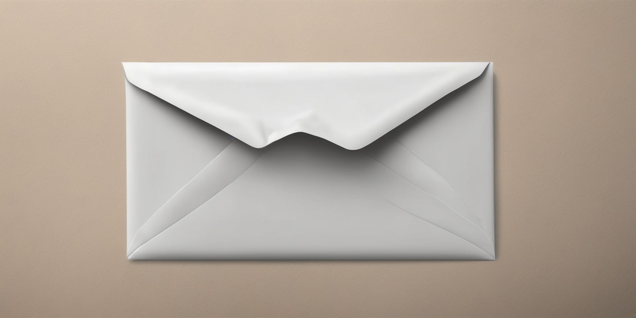 Envelope  in realistic, photographic style