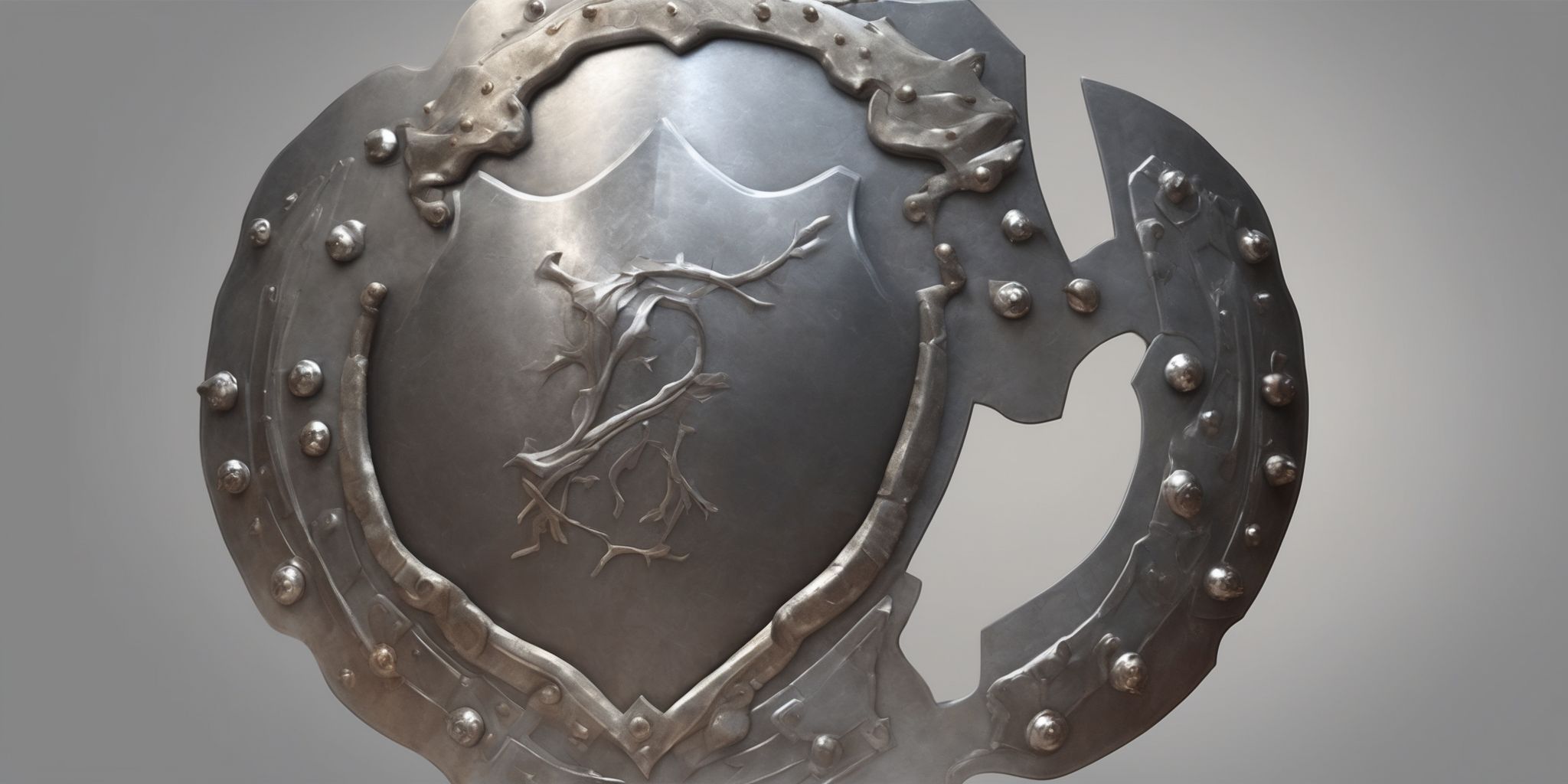 Shield  in realistic, photographic style