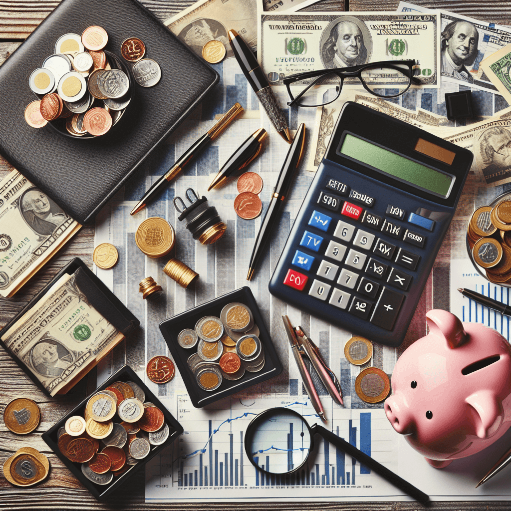 Finance  in realistic, photographic style