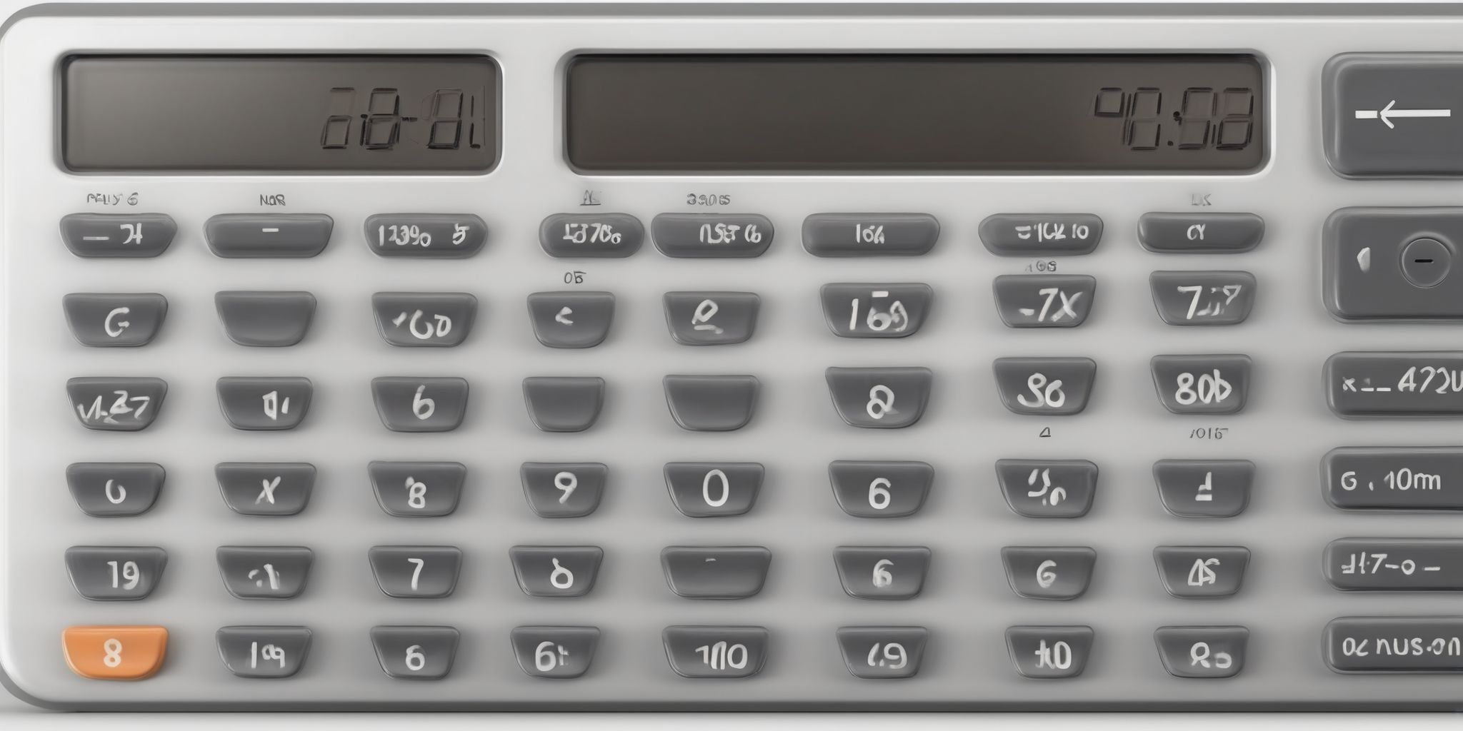 Calculator  in realistic, photographic style