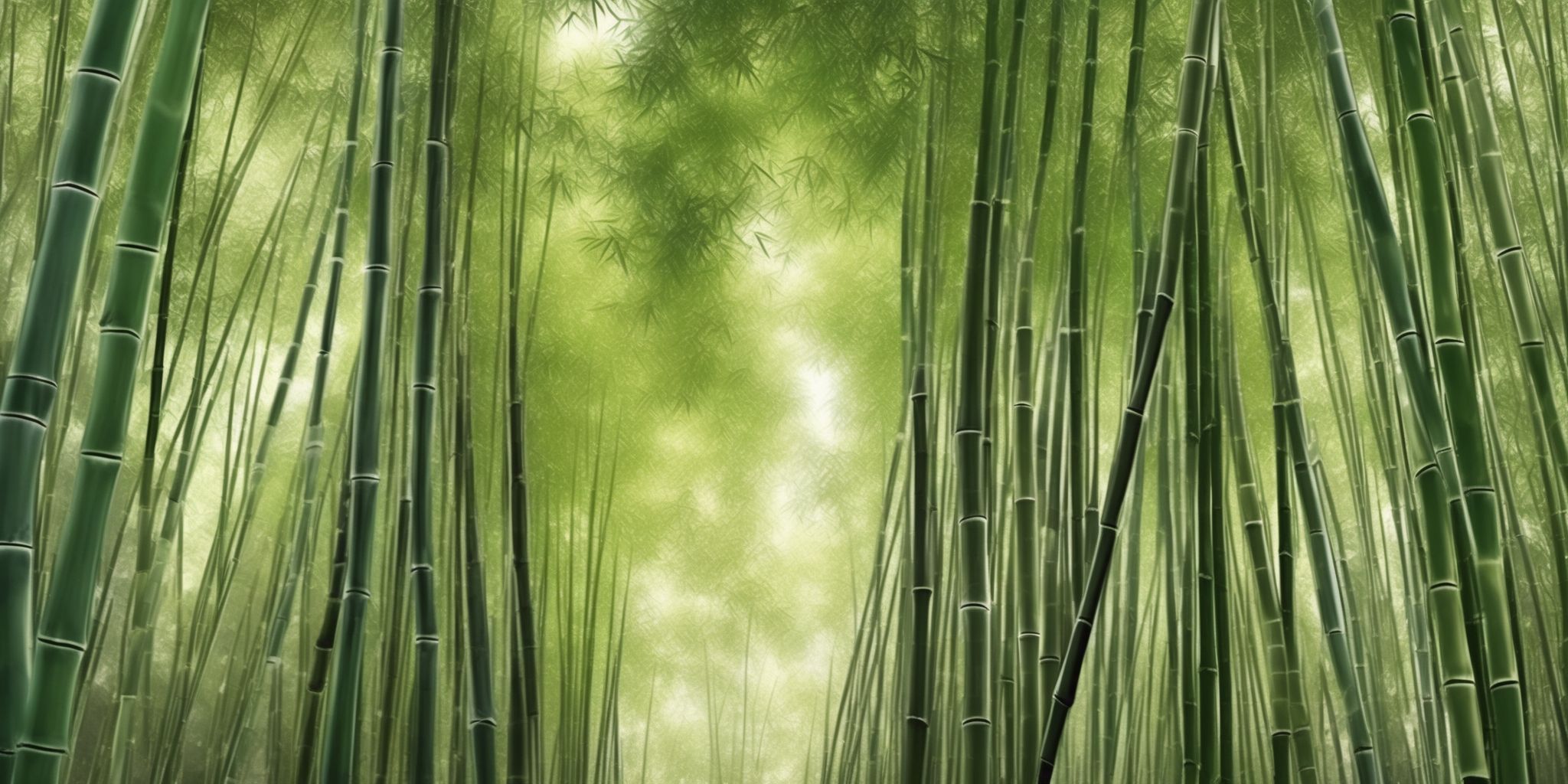Bamboo forest  in realistic, photographic style