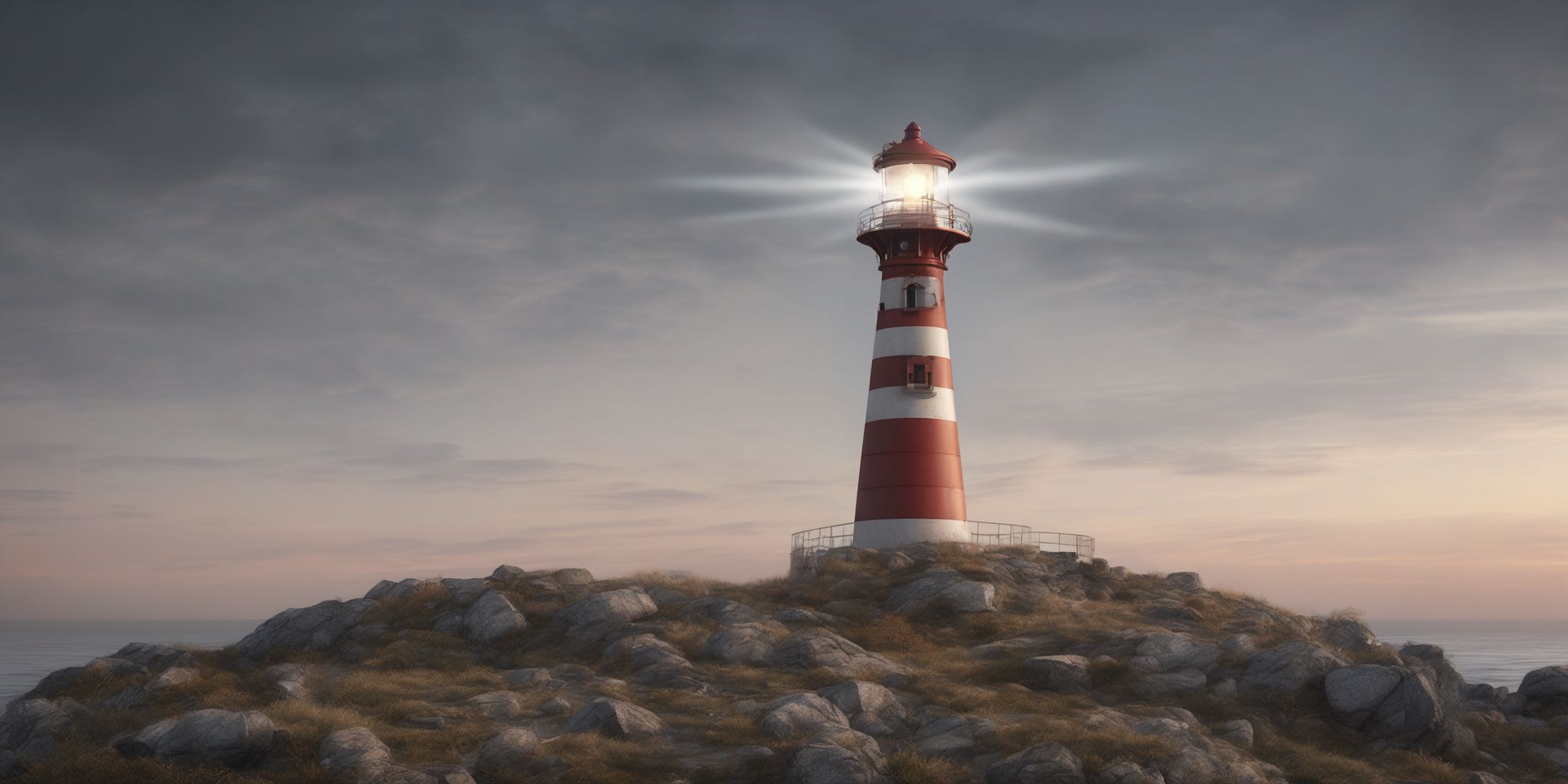 Beacon  in realistic, photographic style