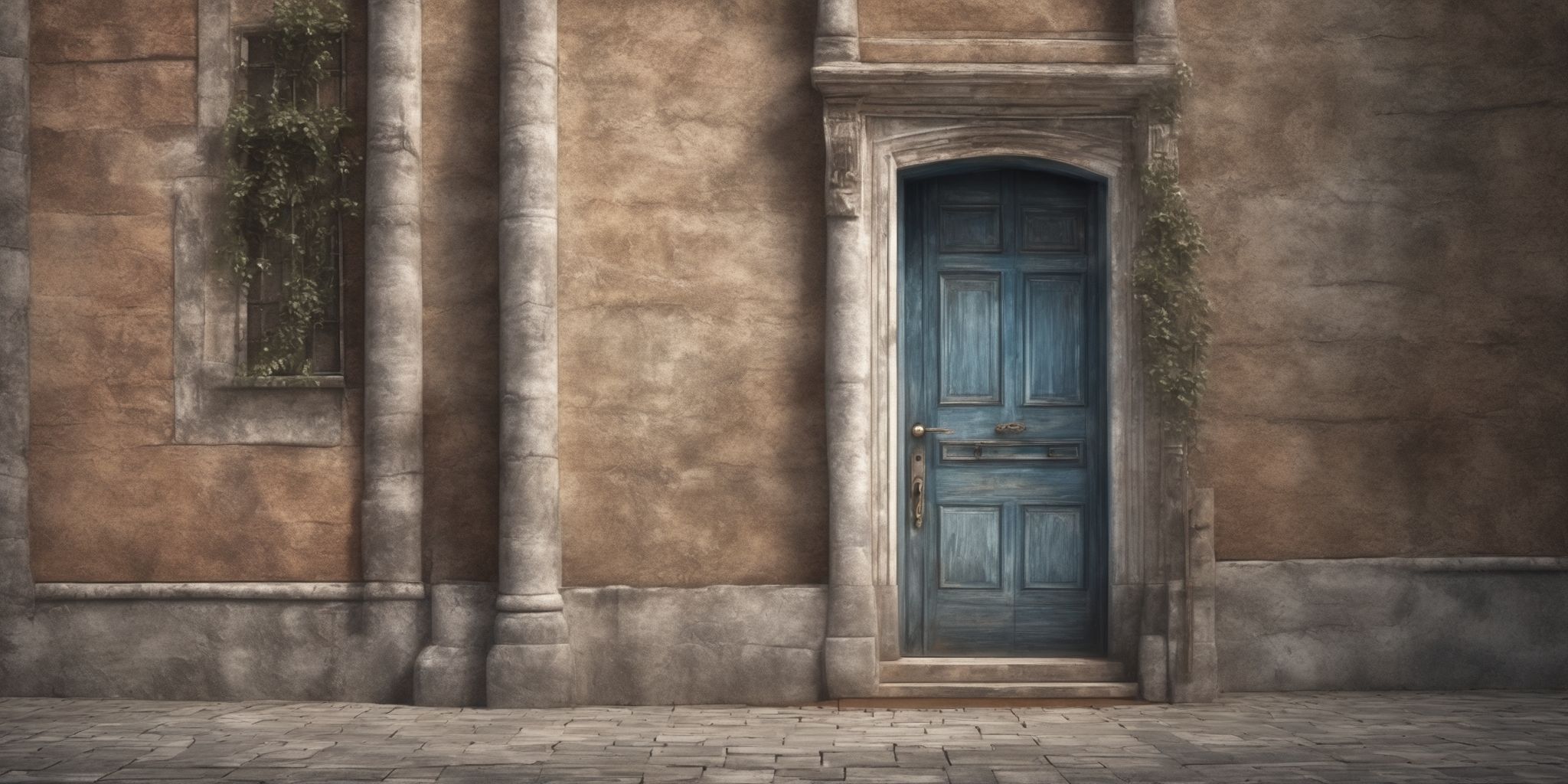 Door  in realistic, photographic style