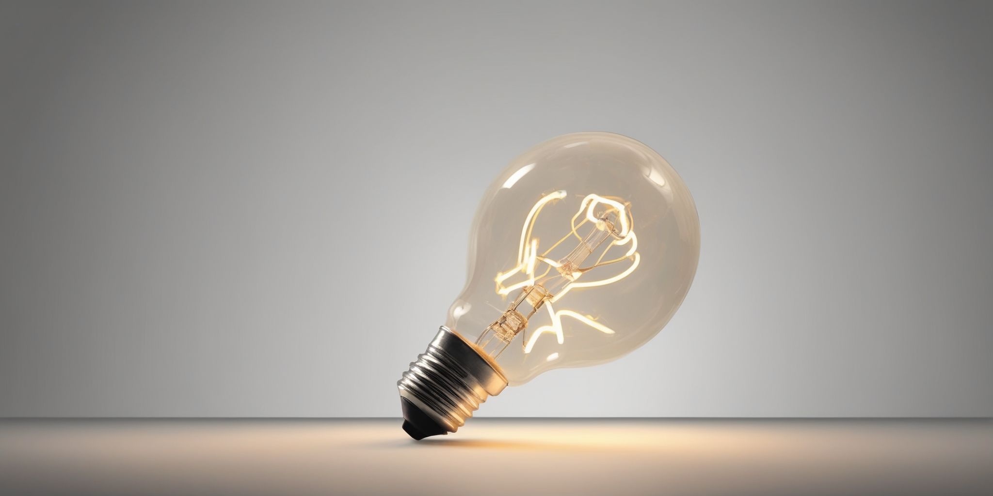 Lightbulb  in realistic, photographic style