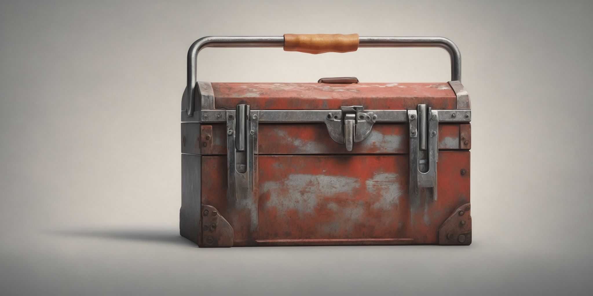 Toolbox  in realistic, photographic style