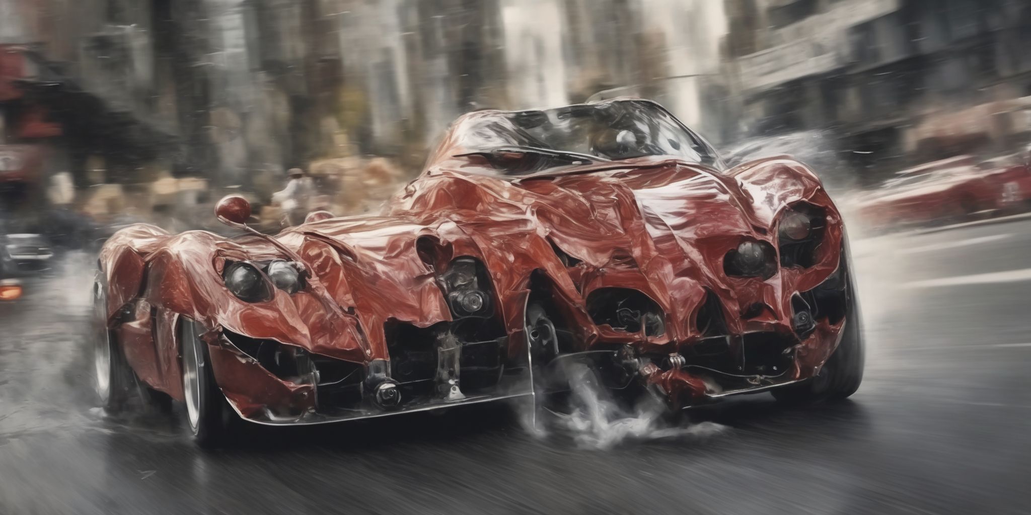 Speed  in realistic, photographic style