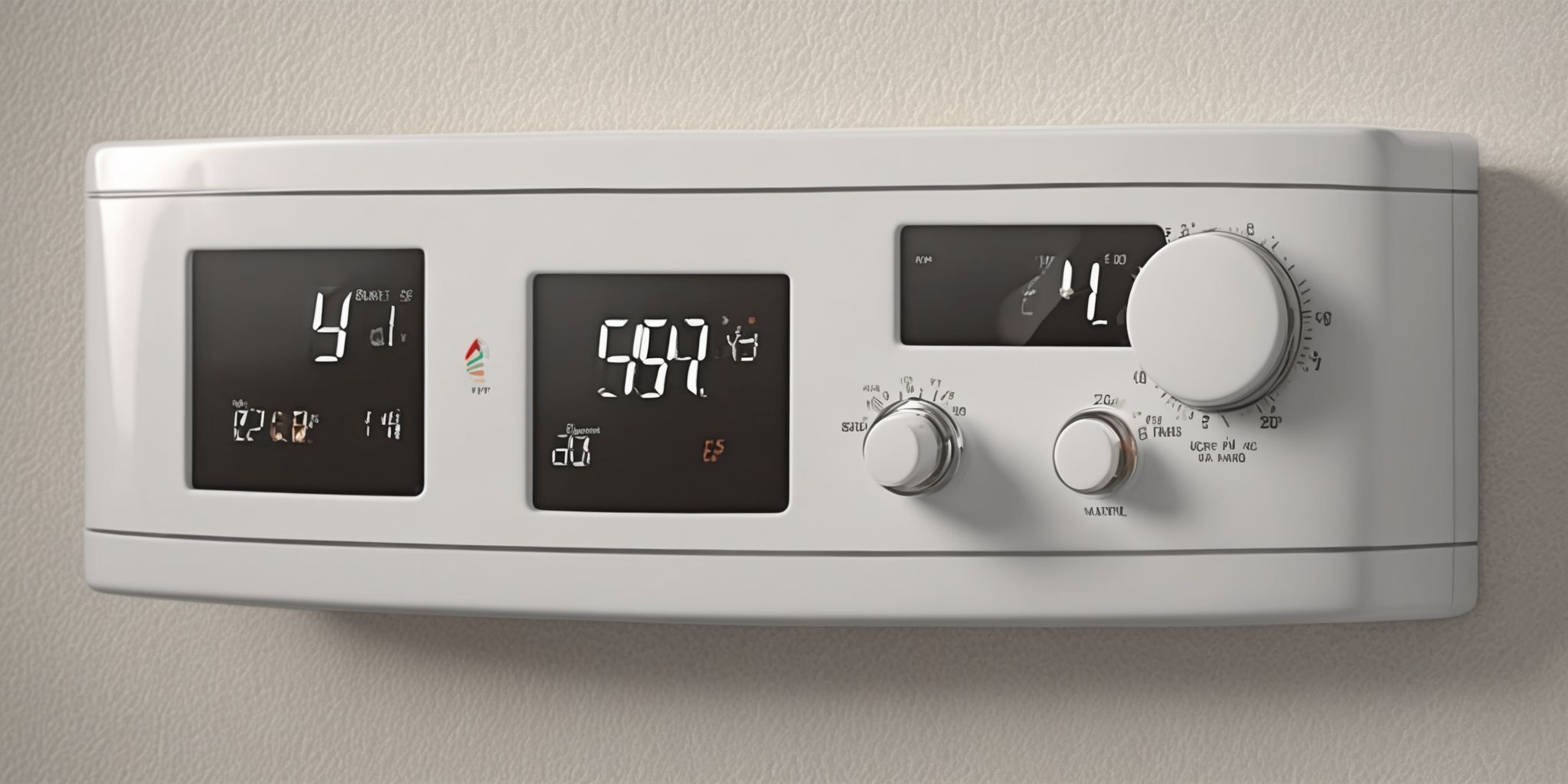 Thermostat  in realistic, photographic style