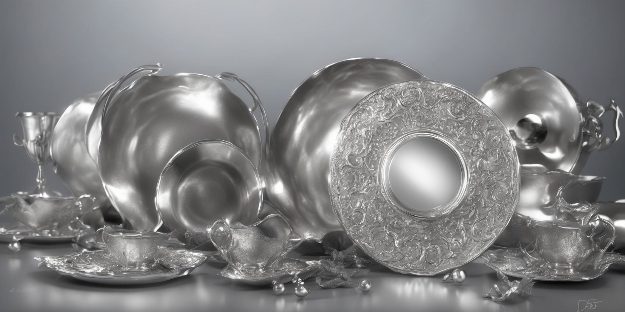 Silver  in realistic, photographic style