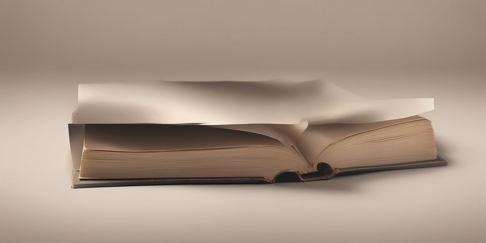 Closed book  in realistic, photographic style