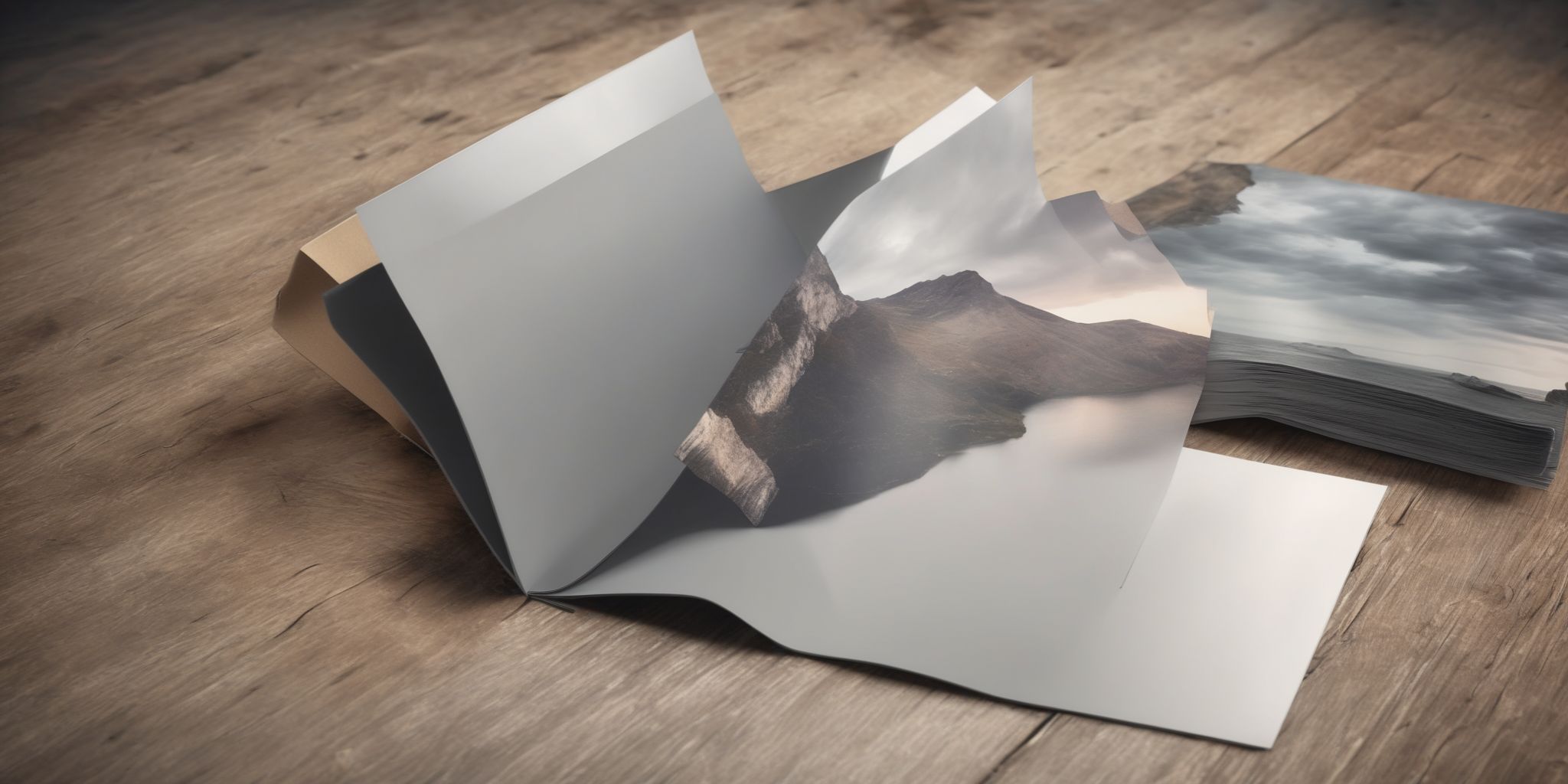 Folder  in realistic, photographic style