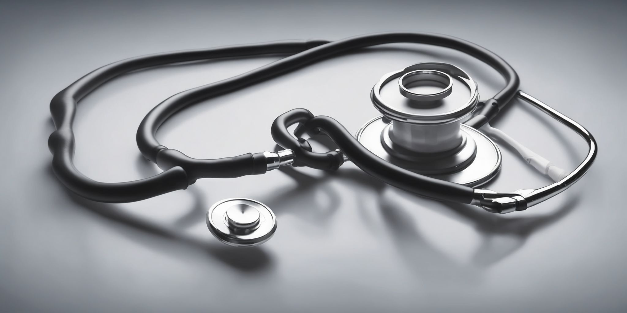 Stethoscope  in realistic, photographic style