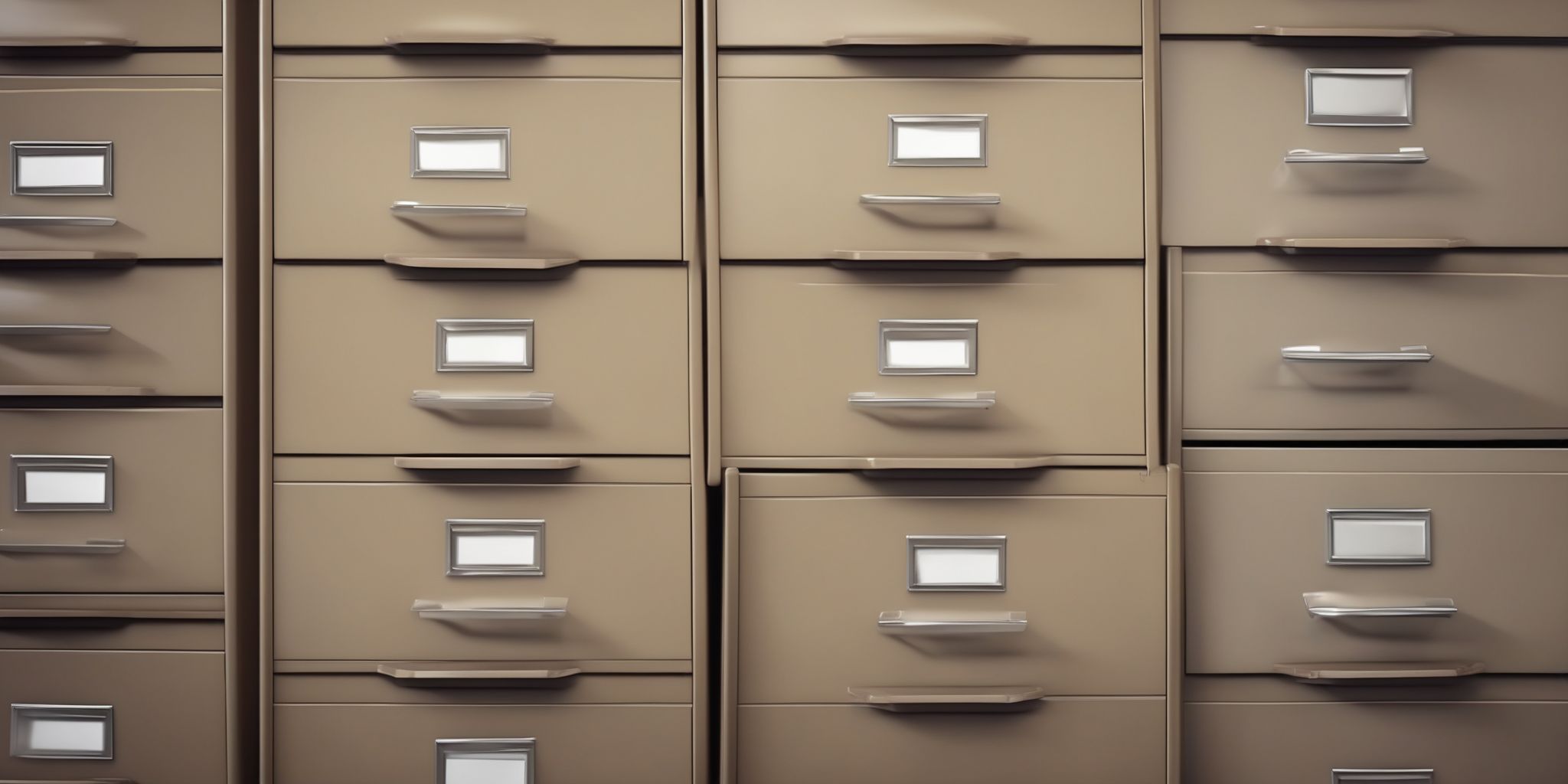 File cabinet  in realistic, photographic style