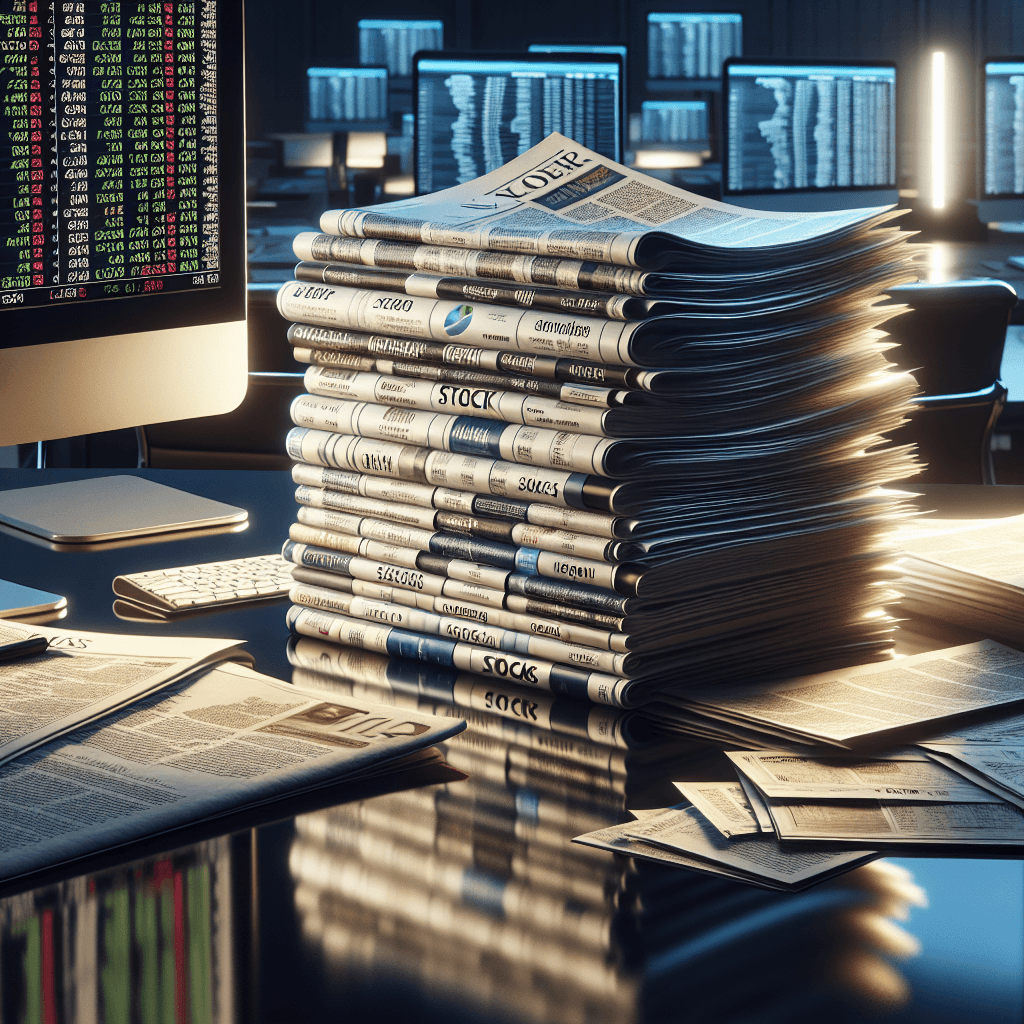 Stocks  in realistic, photographic style