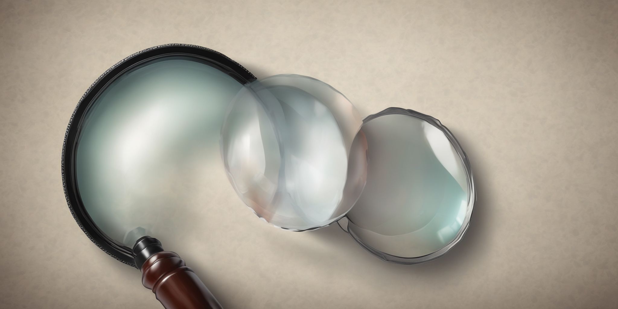 Magnifying Glass  in realistic, photographic style