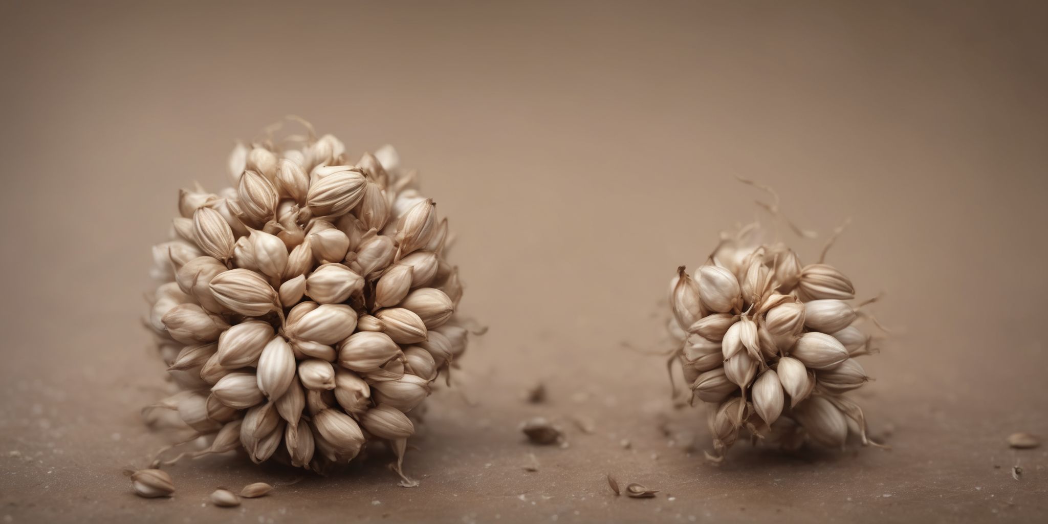 Seed  in realistic, photographic style