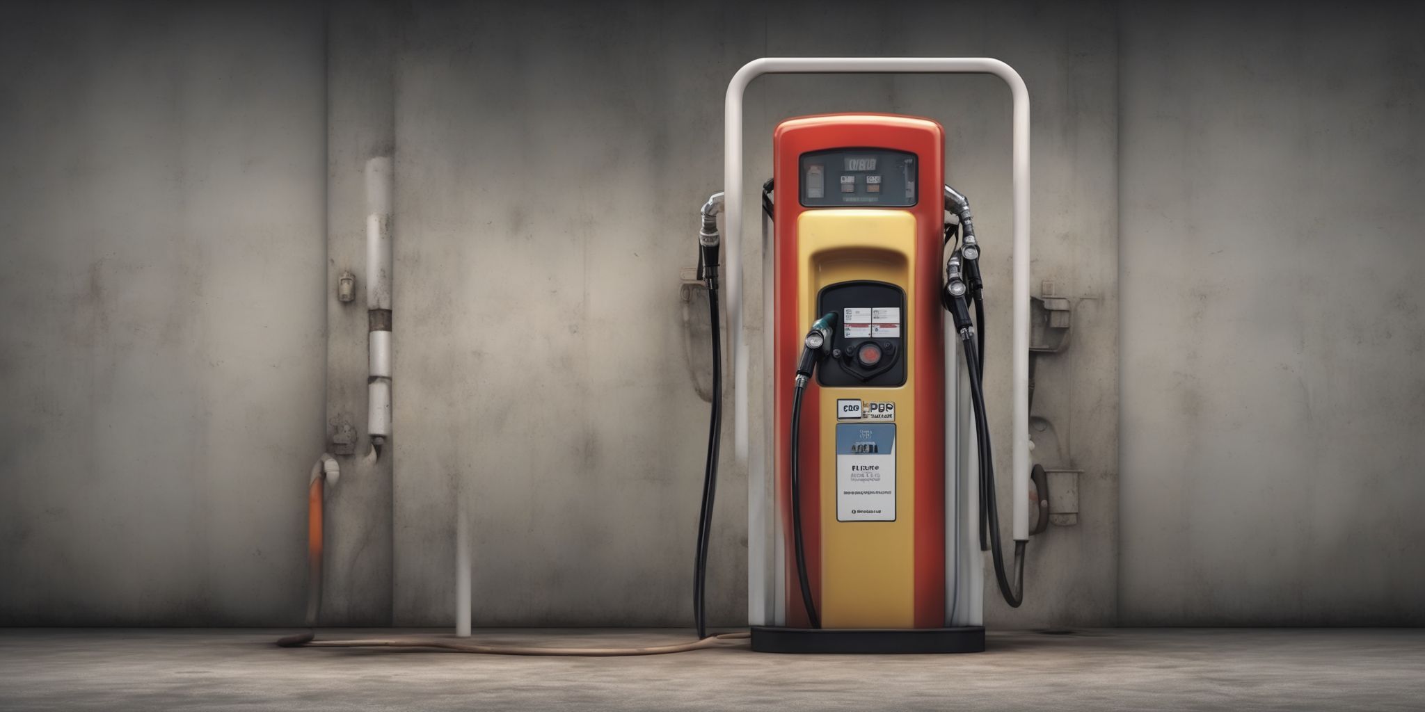 Fuel pump  in realistic, photographic style