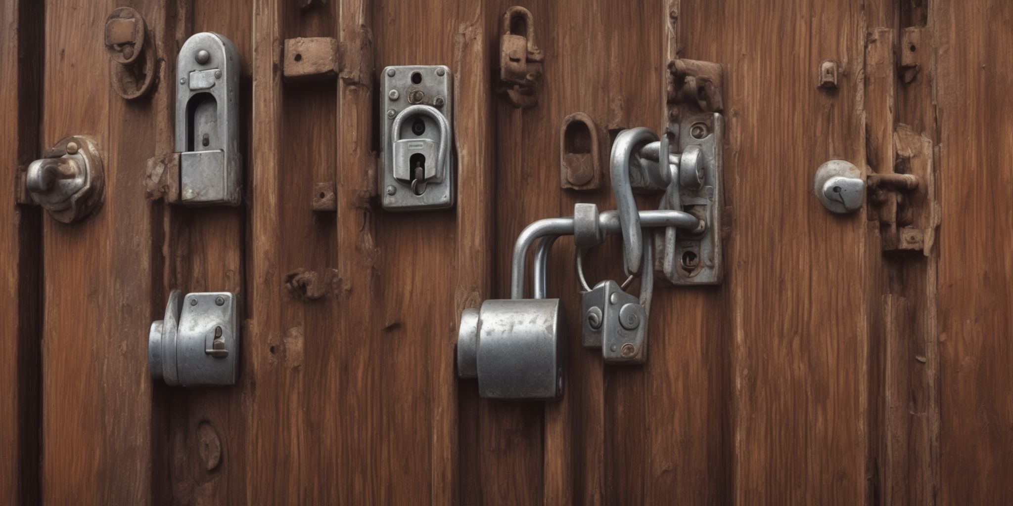 Lock  in realistic, photographic style