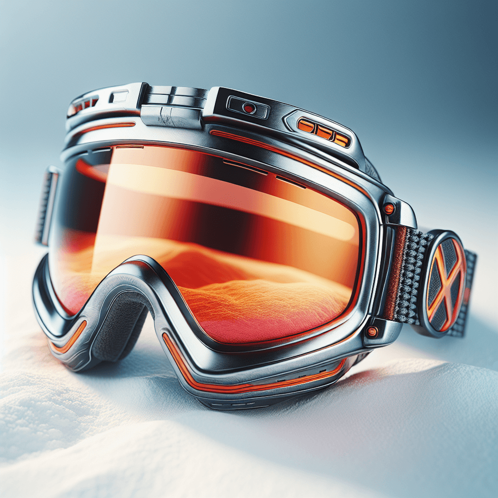 Ski goggles  in realistic, photographic style