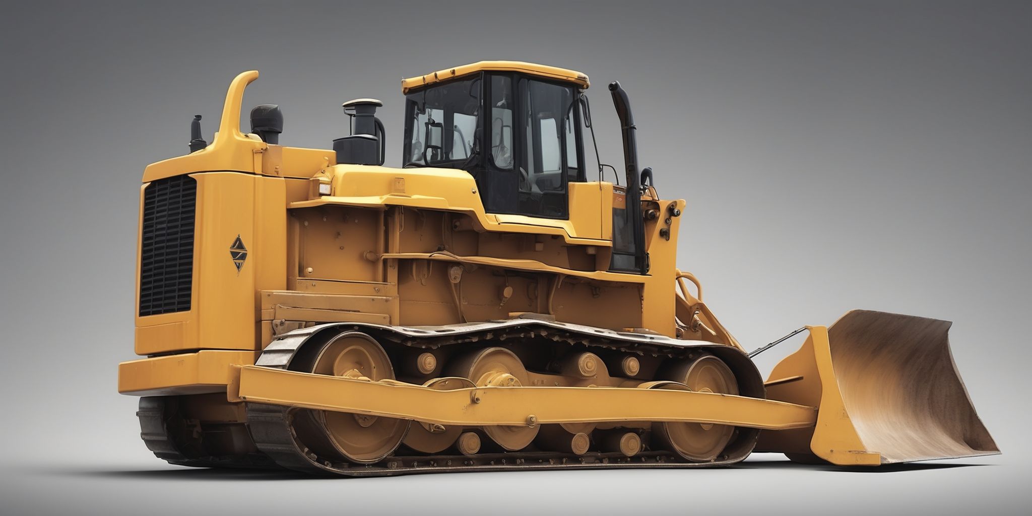 Bulldozer  in realistic, photographic style