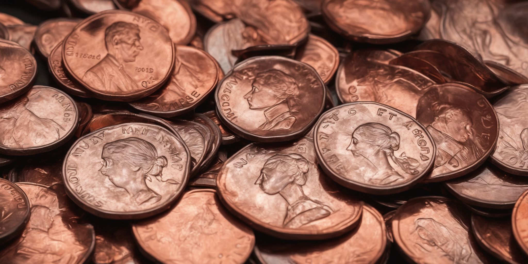 Penny pinching  in realistic, photographic style