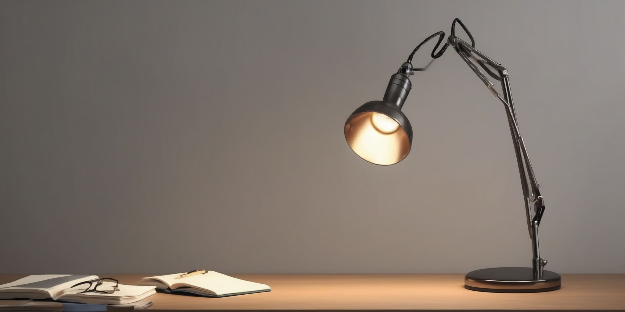 Desk lamp  in realistic, photographic style