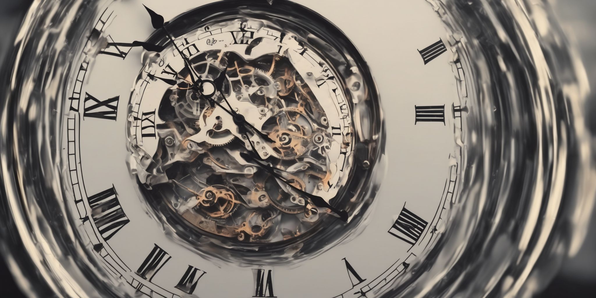 Clock  in realistic, photographic style