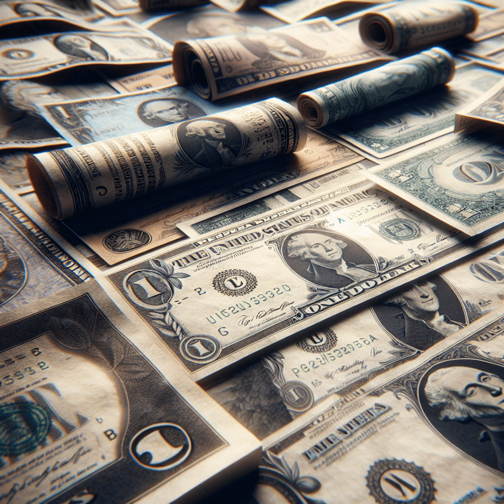Bills  in realistic, photographic style