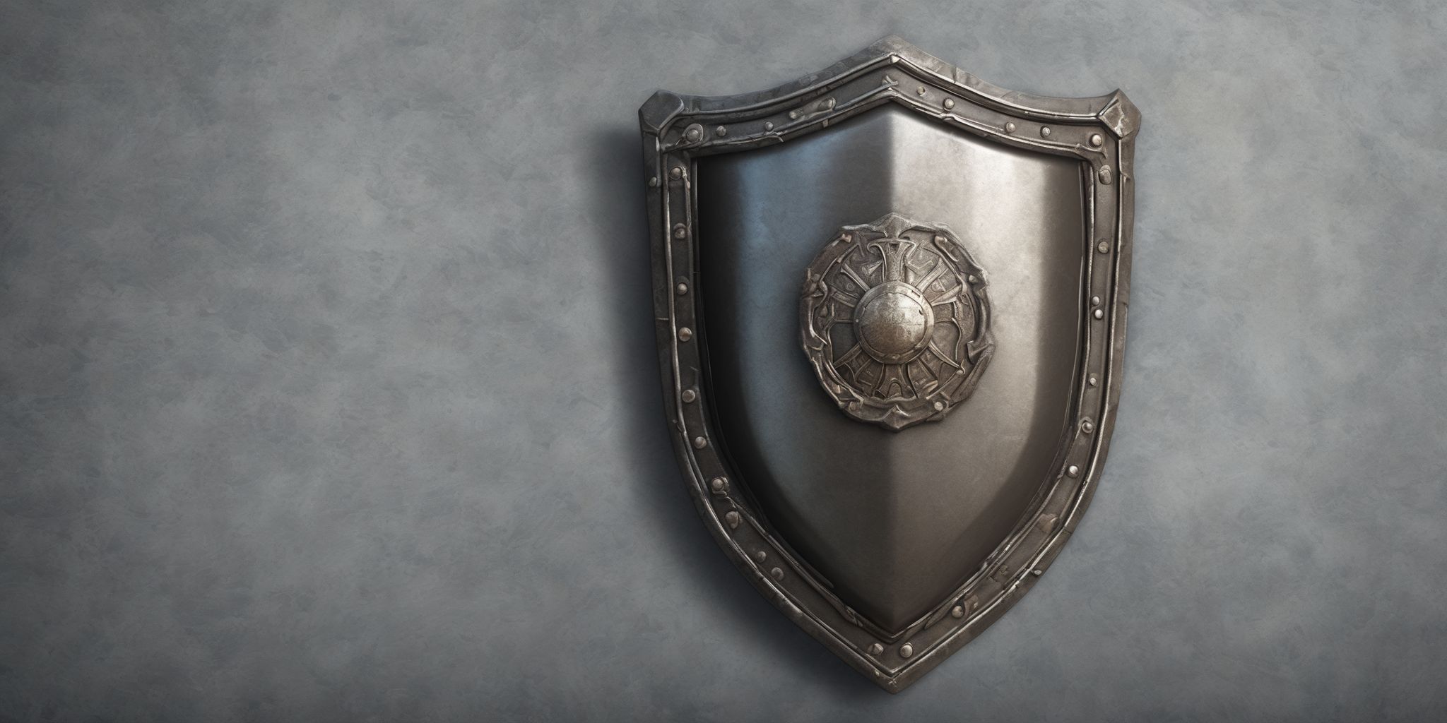 Shield  in realistic, photographic style