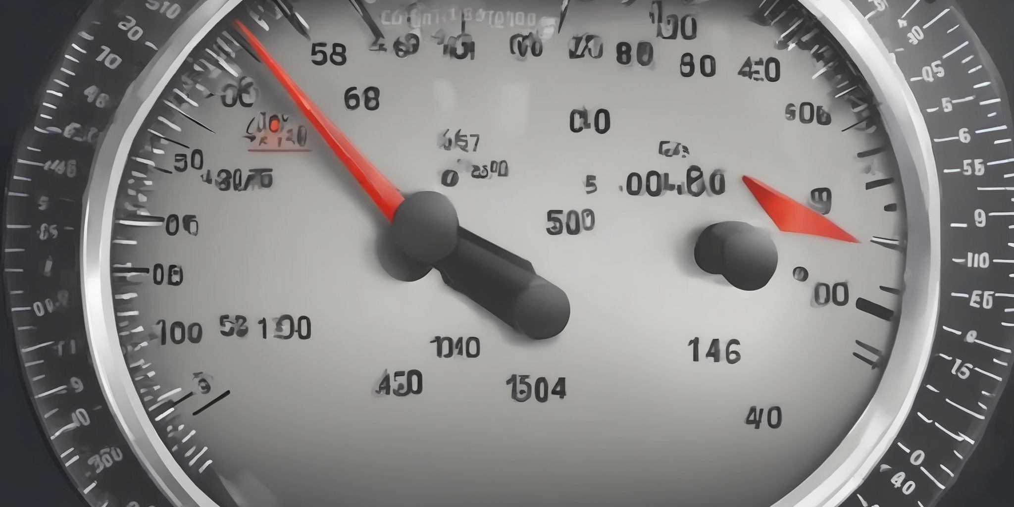 Speedometer  in realistic, photographic style