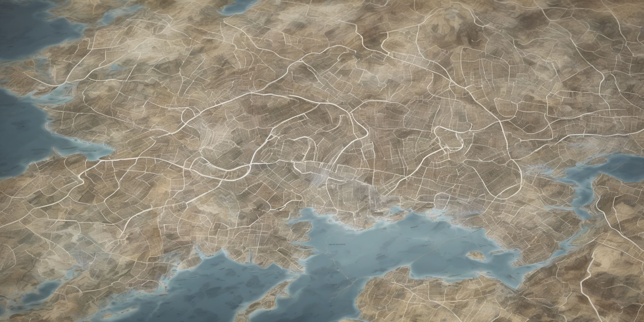 Map  in realistic, photographic style