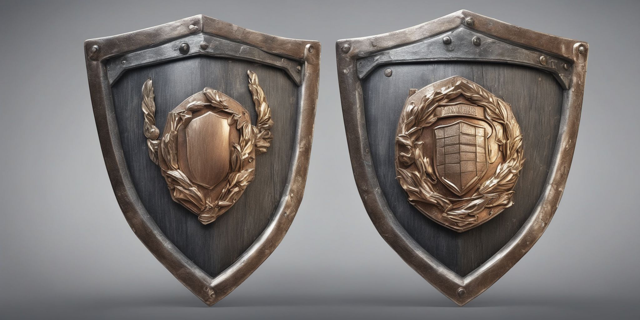 Earnings shield  in realistic, photographic style