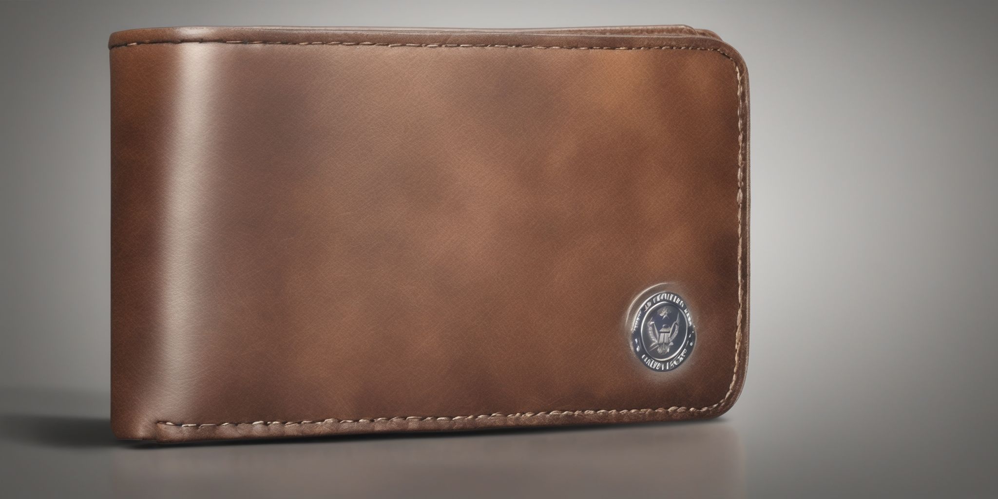 Wallet  in realistic, photographic style